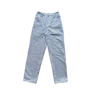 Vtg 90s Lizwear Striped Pants High Waisted Nautical Coastal Minimalist Classic